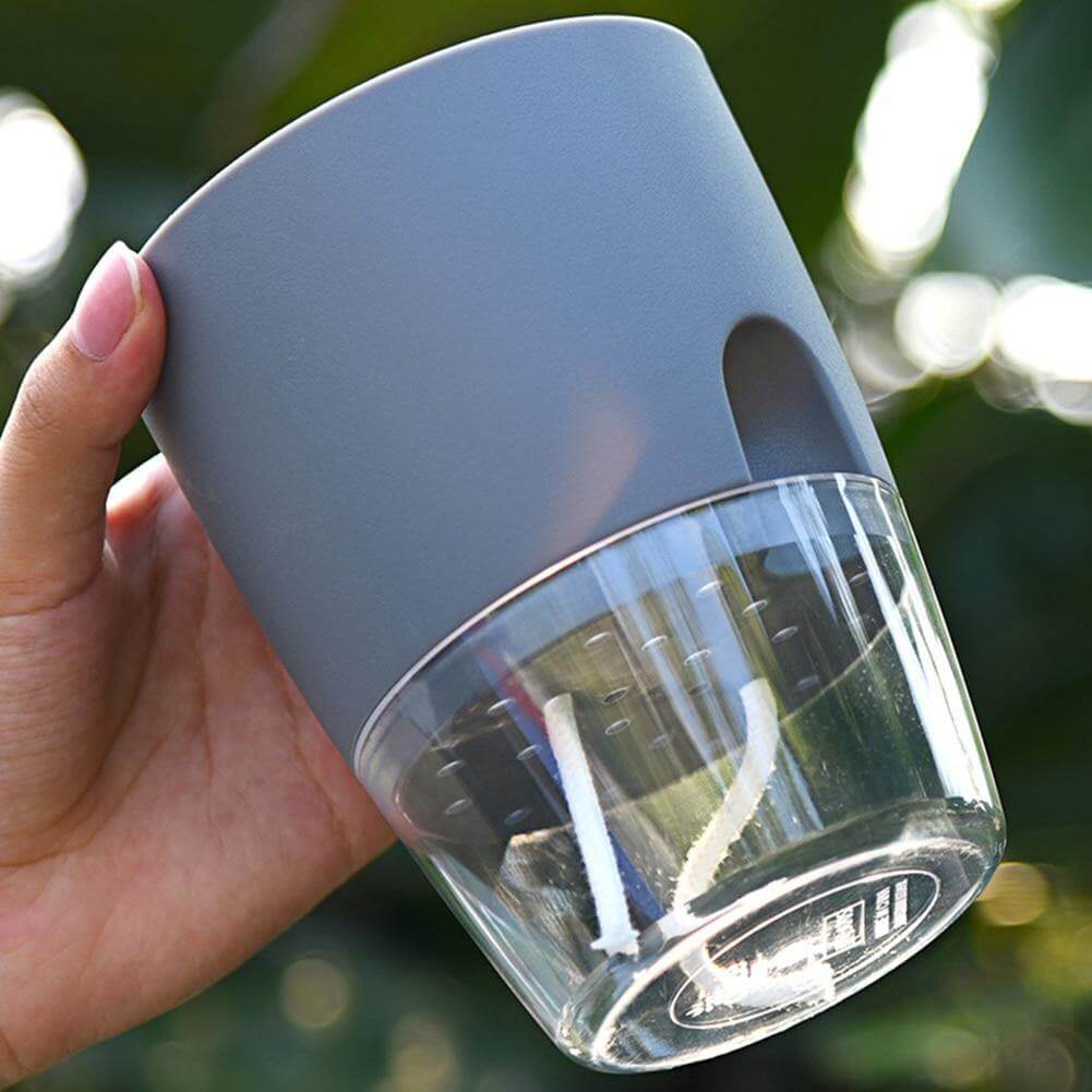 Self-watering Plant Pot with Water Container