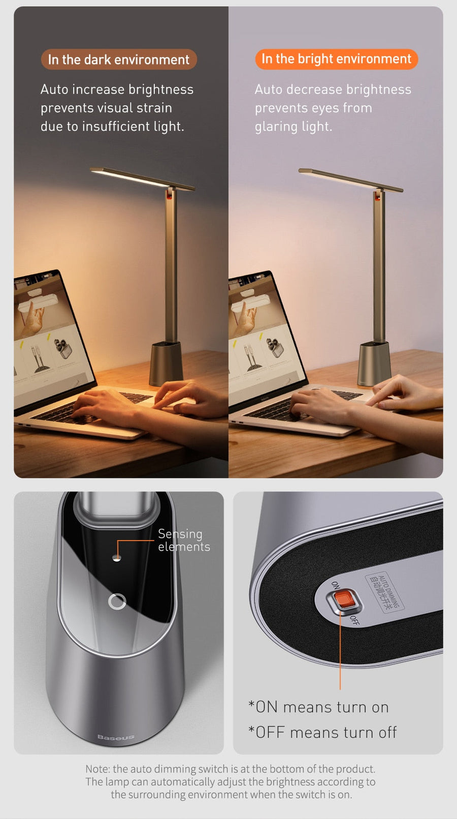 Elegant Eye Protect Dimmable Smart Desk Lamp - Image 5