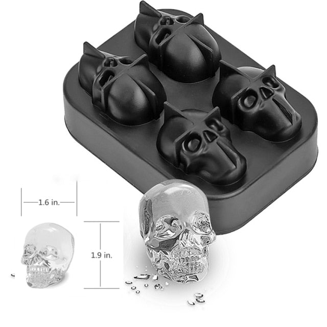 3D Gothic Skull Ice Cube Maker - Image 5