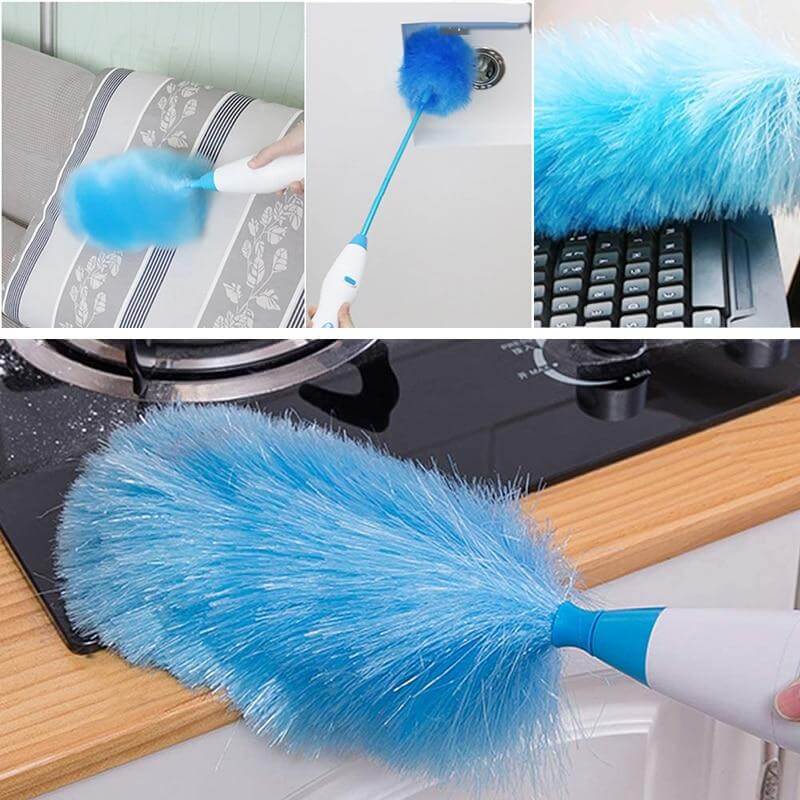 Adjustable 360 Electric Rotating Cleaning Dust Brush - Image 0
