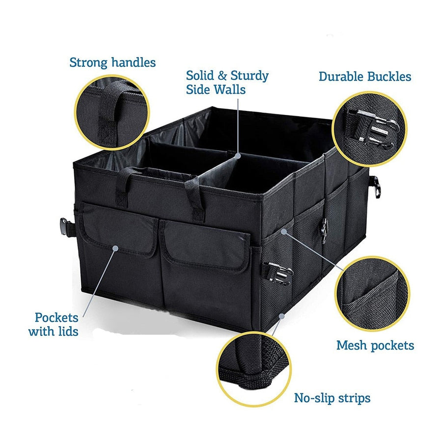 Foldable Large Capacity Durable Car Trunk Organizer Box - Image 5