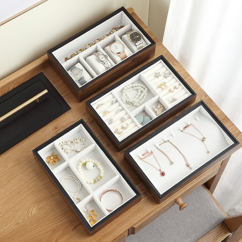 Wooden Elegant Multi-Layer Jewelry Organizer Box - Image 3