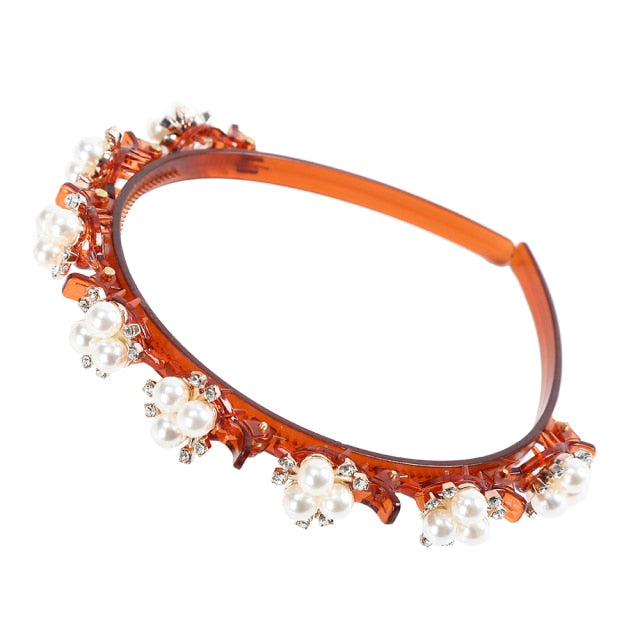 Double Bangs Butterfly Clip Headband - Image 4