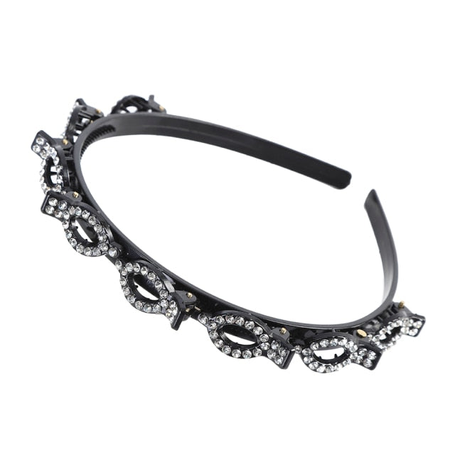 Double Bangs Butterfly Clip Headband - Image 5