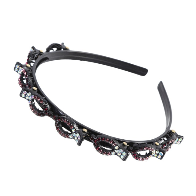 Double Bangs Butterfly Clip Headband - Image 20