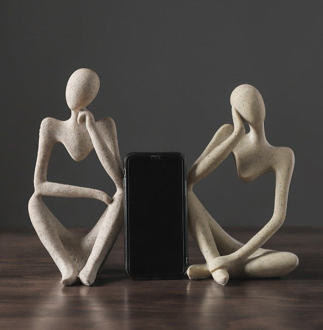 Nordic Abstract Unique Thinker Figurine Home Decor - Image 3