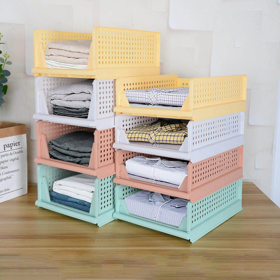 Foldable Multilayer Wardrobe Clothes Organizer Box - Image 6