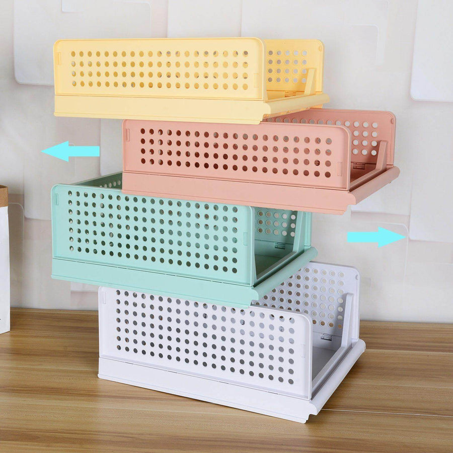 Foldable Multilayer Wardrobe Clothes Organizer Box - Image 9