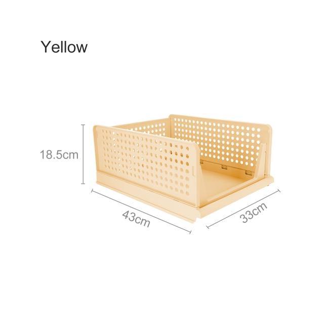Foldable Multilayer Wardrobe Clothes Organizer Box - Image 17