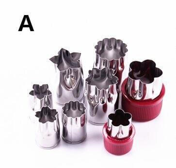 8pcs/Set Stainless Steel Puzzle Fruit Vegetable Cutter - Image 3