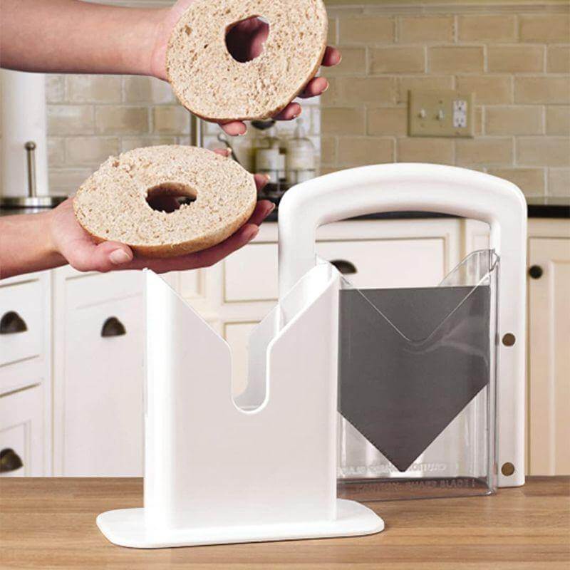 Portable Household Perfect Bagel Slicer - MaviGadget