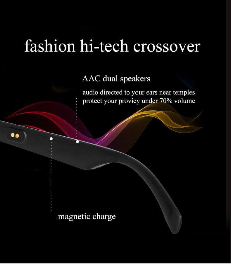 Smart Bluetooth Built-in Speaker Headset Glasses - Image 3