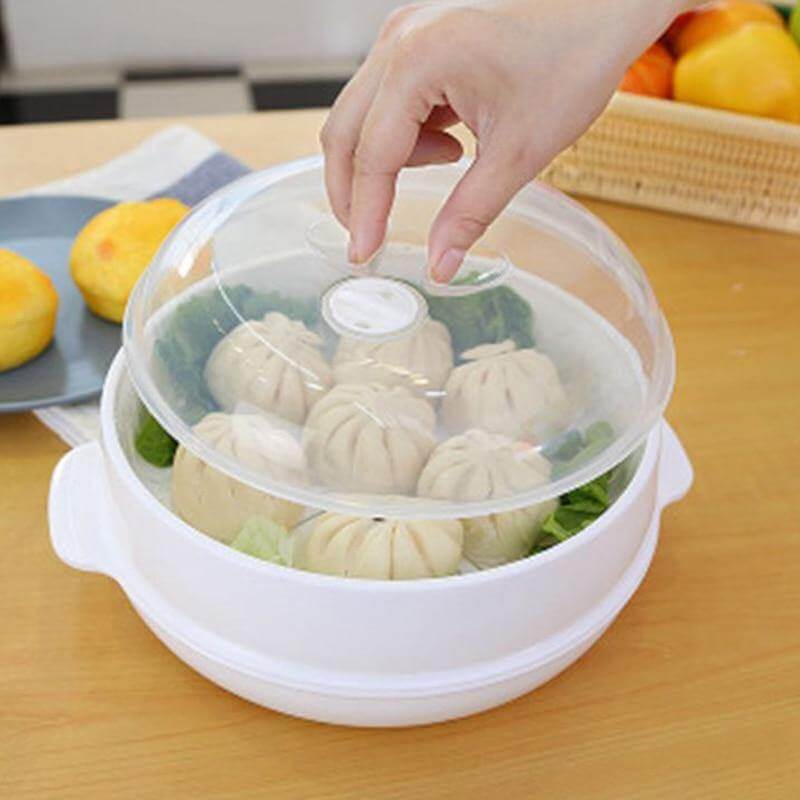 Microwave Round Steamer Heater Bowl with Lid - MaviGadget