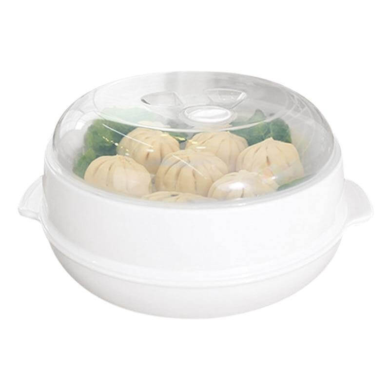 Microwave Round Steamer Heater Bowl with Lid - MaviGadget