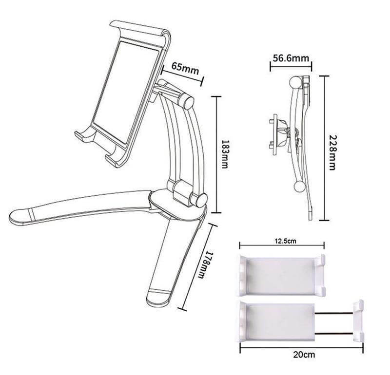 Universal Wall Mounted Desk Phone Tablet Holder - Image 16
