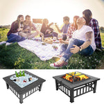 Portable Backyard Fire Pit Table - MaviGadget