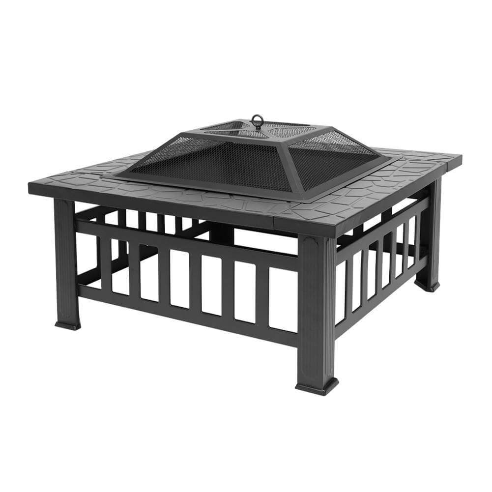 Portable Backyard Fire Pit Table - MaviGadget