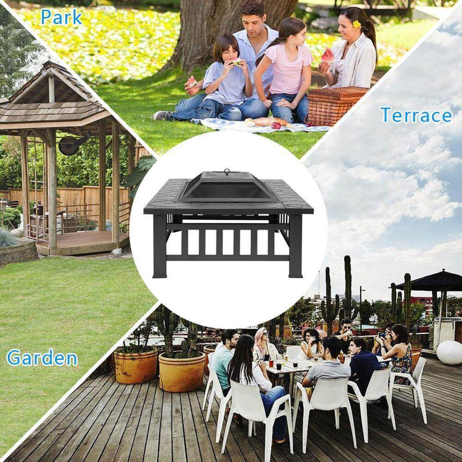 Portable Backyard Fire Pit Table - Image 1