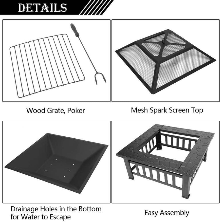 Portable Backyard Fire Pit Table - Image 7