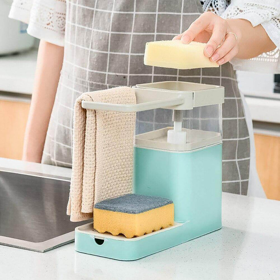 3in1 Multifunctional Cleaning Soap Holder Drainboard Storage - Image 5