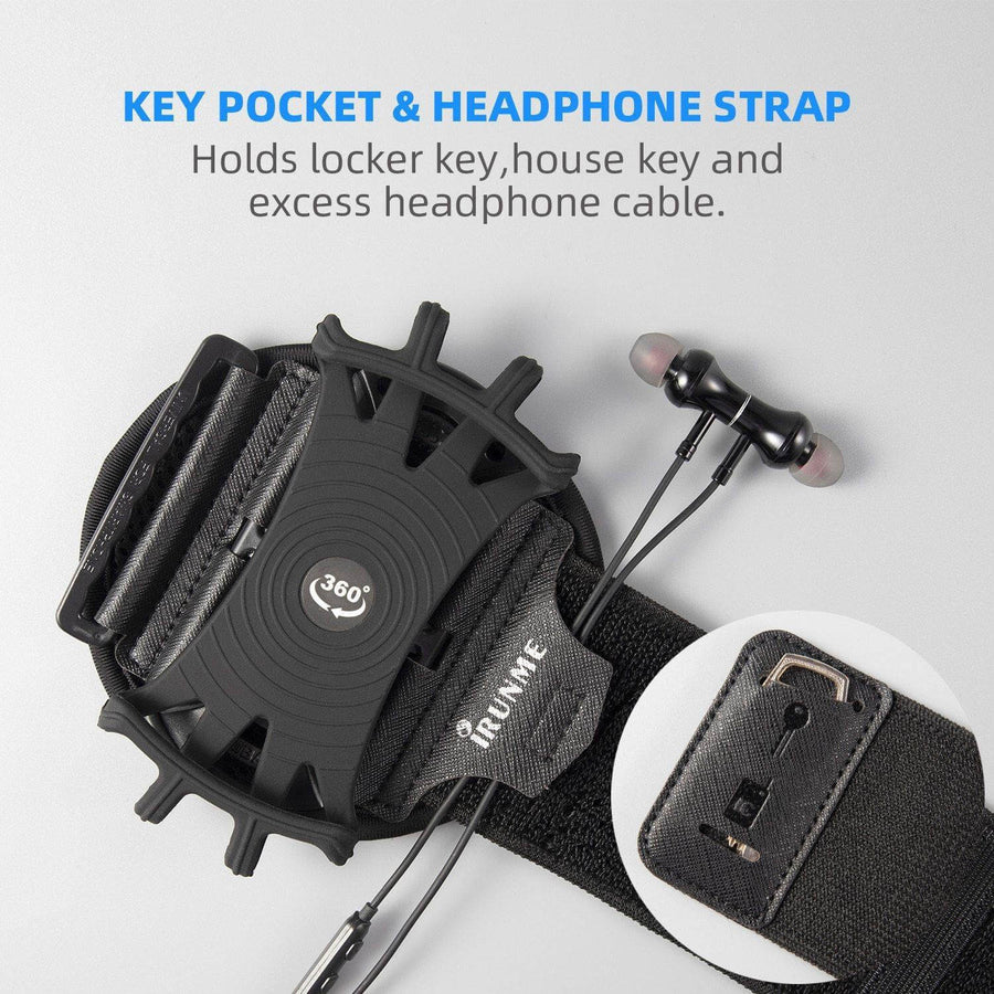 Rotating Sports Phone Holder Wristband - Image 7