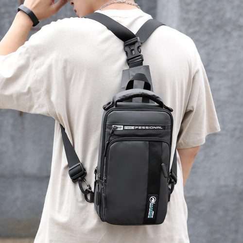 Anti-Theft USB Charging Waterproof Crossbody Bag - Image 0