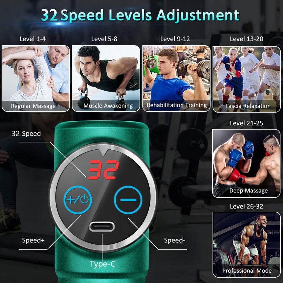 Mini Electric Muscle Massage Gun - Image 3