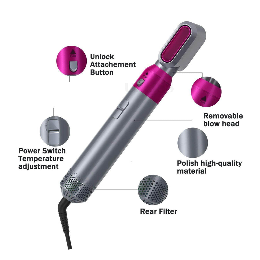 5in1 Negative Ion Hair Straightener Curler - Image 8