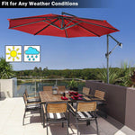 Giant Anti-UV Outdoor Hanging Umbrella - MaviGadget