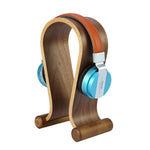 Walnut Wooded Headphones Headset Holder