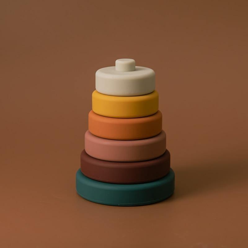 Baby Silicone Construction Stacking Smart Block Game - Image 9