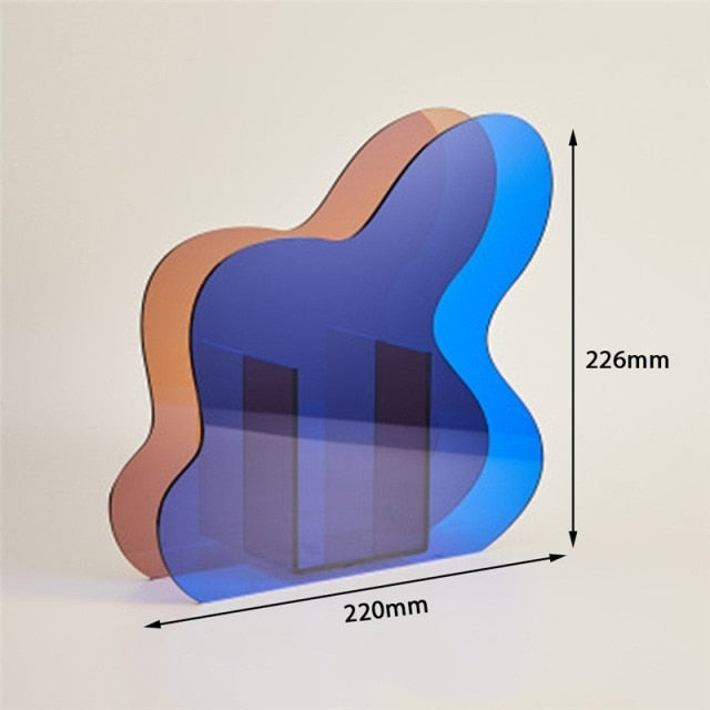 Nordic Modern Geometric Rainbow Vase - Image 5