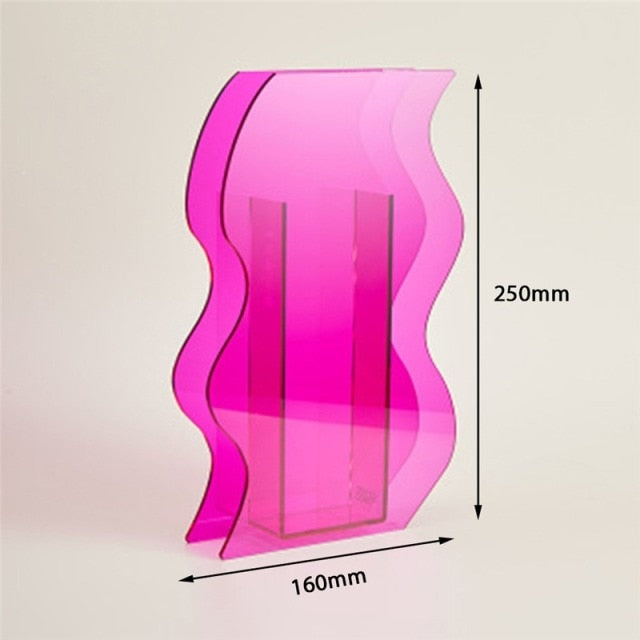 Nordic Modern Geometric Rainbow Vase - Image 8