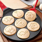 7-Shape Cartoon Animals Heavy-duty Pancake Pan