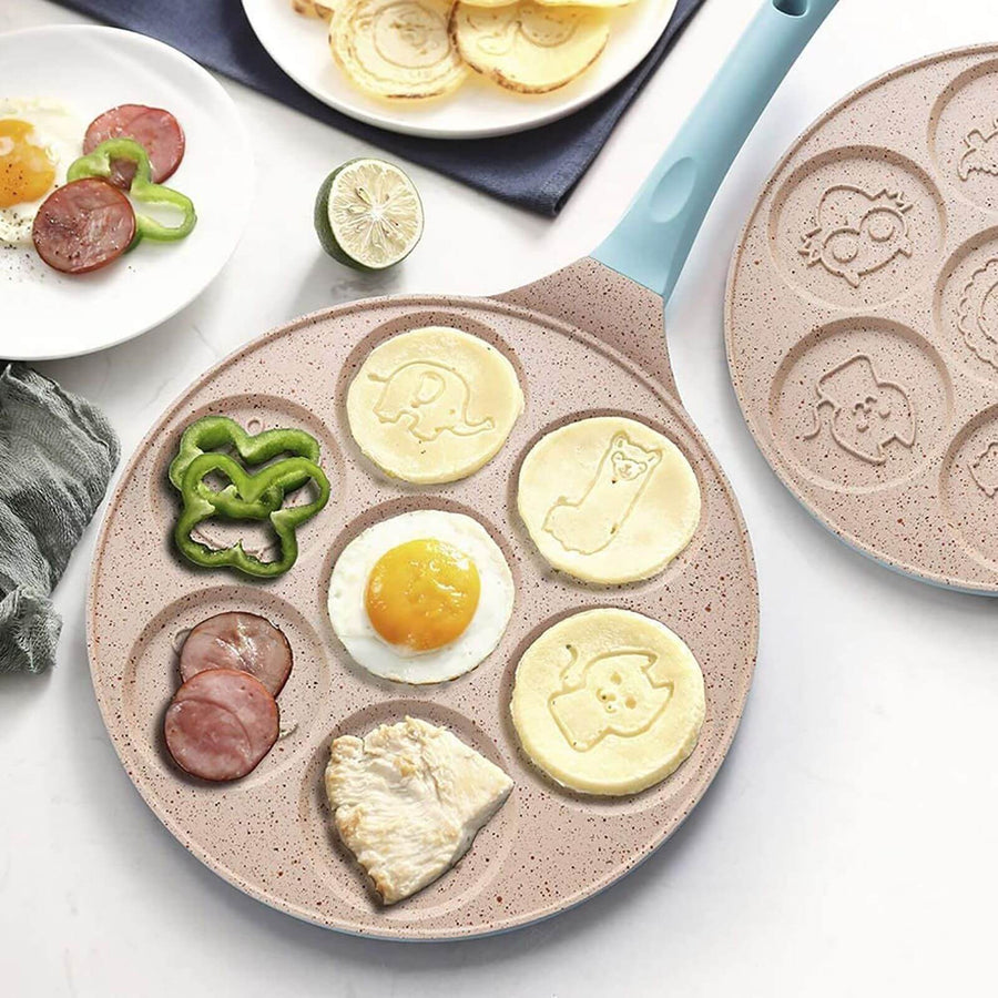 7-Shape Cartoon Animals Heavy-duty Pancake Pan - Image 4