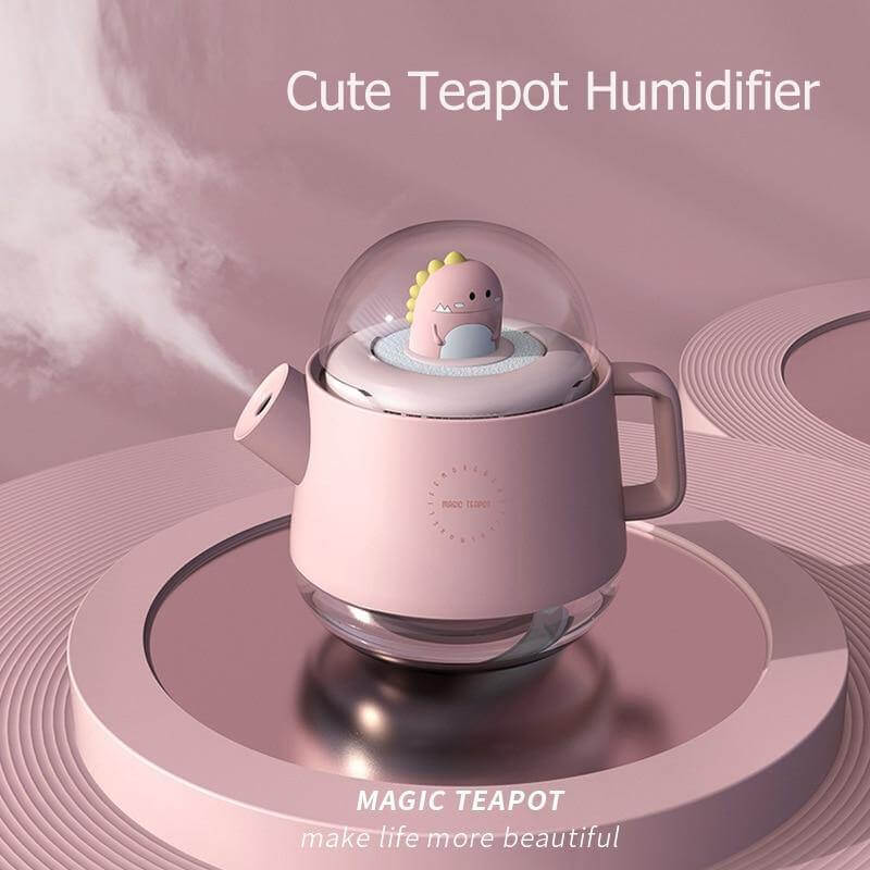 Teapot USB Colorful Air Humidifier Night Light - Image 14
