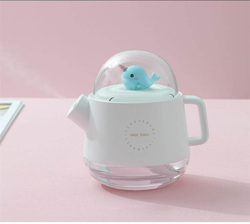 Teapot USB Colorful Air Humidifier Night Light - Image 10