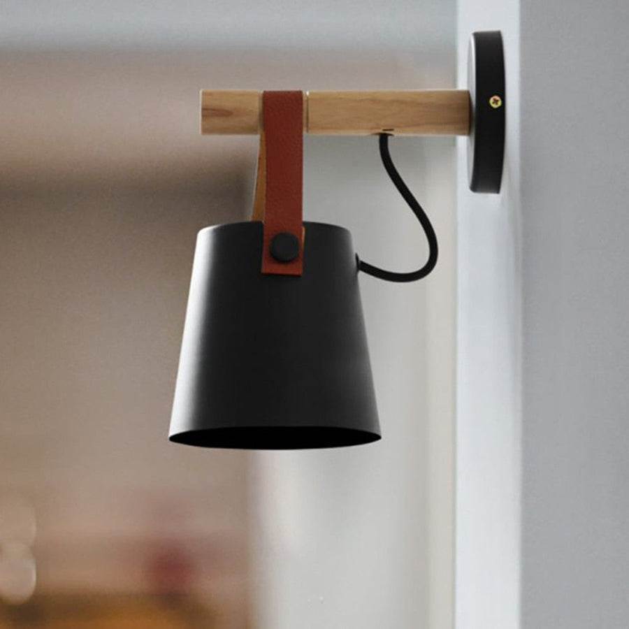 Nordic Style Wood Elegant Wall Lamp - Image 7