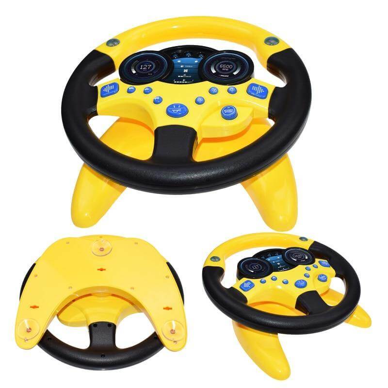 Electric Educational Car Simulation Steering Wheel Toy - Image 5