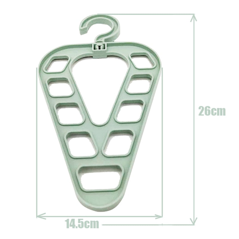 3pcs 9-Hole Magic Clothes Hanger Closet Organizer