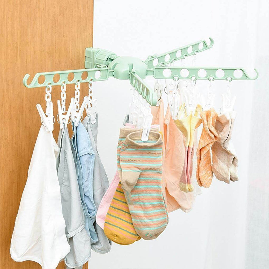 Indoor Window Foldable Clothes Drying Rack - Image 0