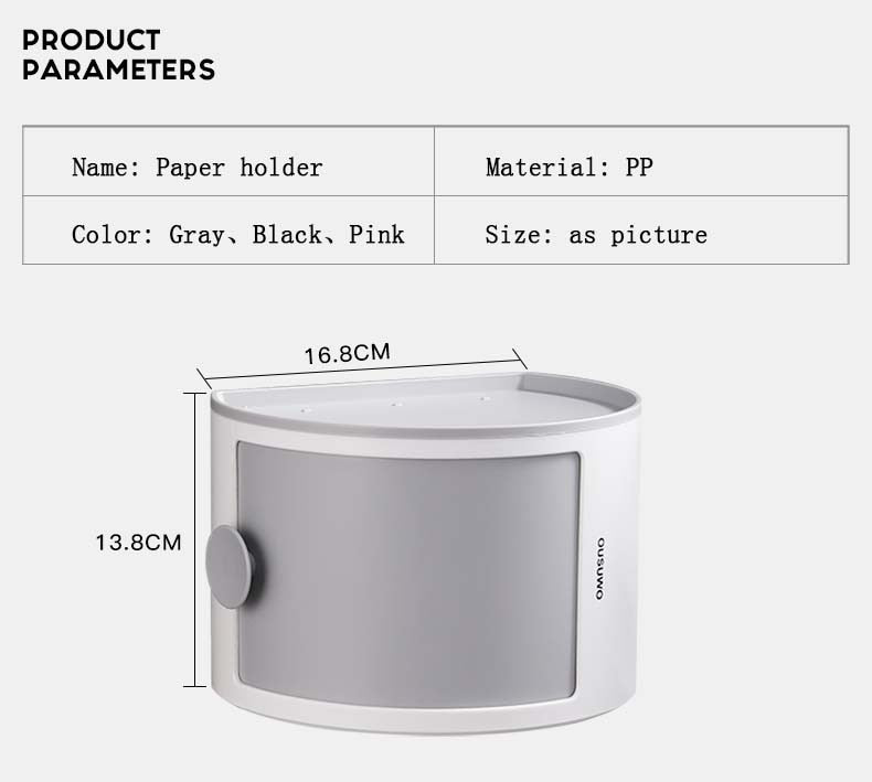Waterproof Multi-Layer Toilet Paper Holder Shelf - Image 15