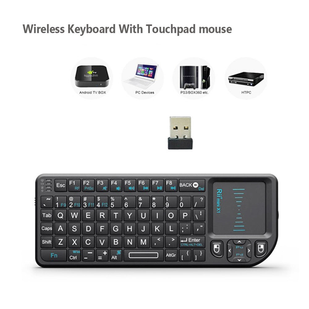 Wireless Universal Mini Keyboard Touchpad