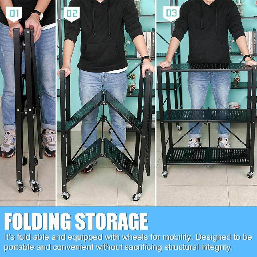 Multifunctional Foldable Storage Rack Organizer - Image 7