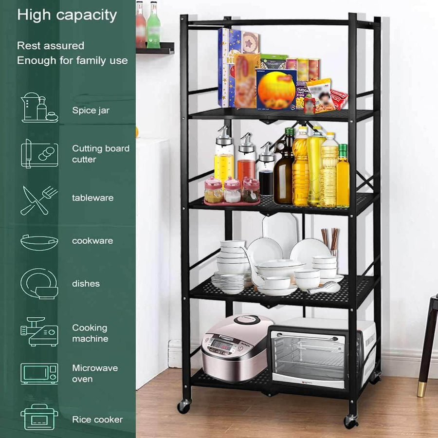 Multifunctional Foldable Storage Rack Organizer - Image 2