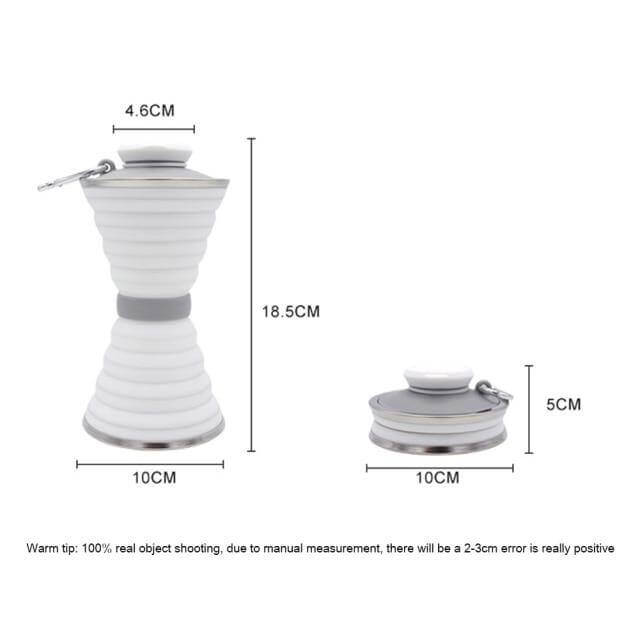 500mL Foldable Soft Silicone Bottle - Image 8