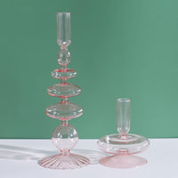 Nordic Stylish Bubble Glass Candle Holder