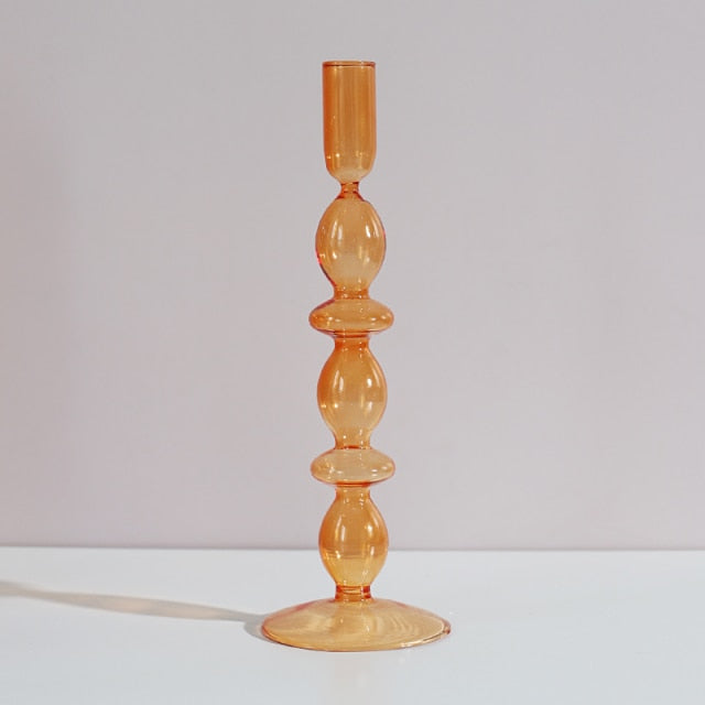 Nordic Stylish Bubble Glass Candle Holder - Image 8