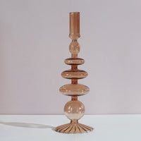 Nordic Stylish Bubble Glass Candle Holder