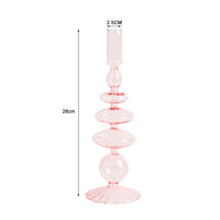 Nordic Stylish Bubble Glass Candle Holder